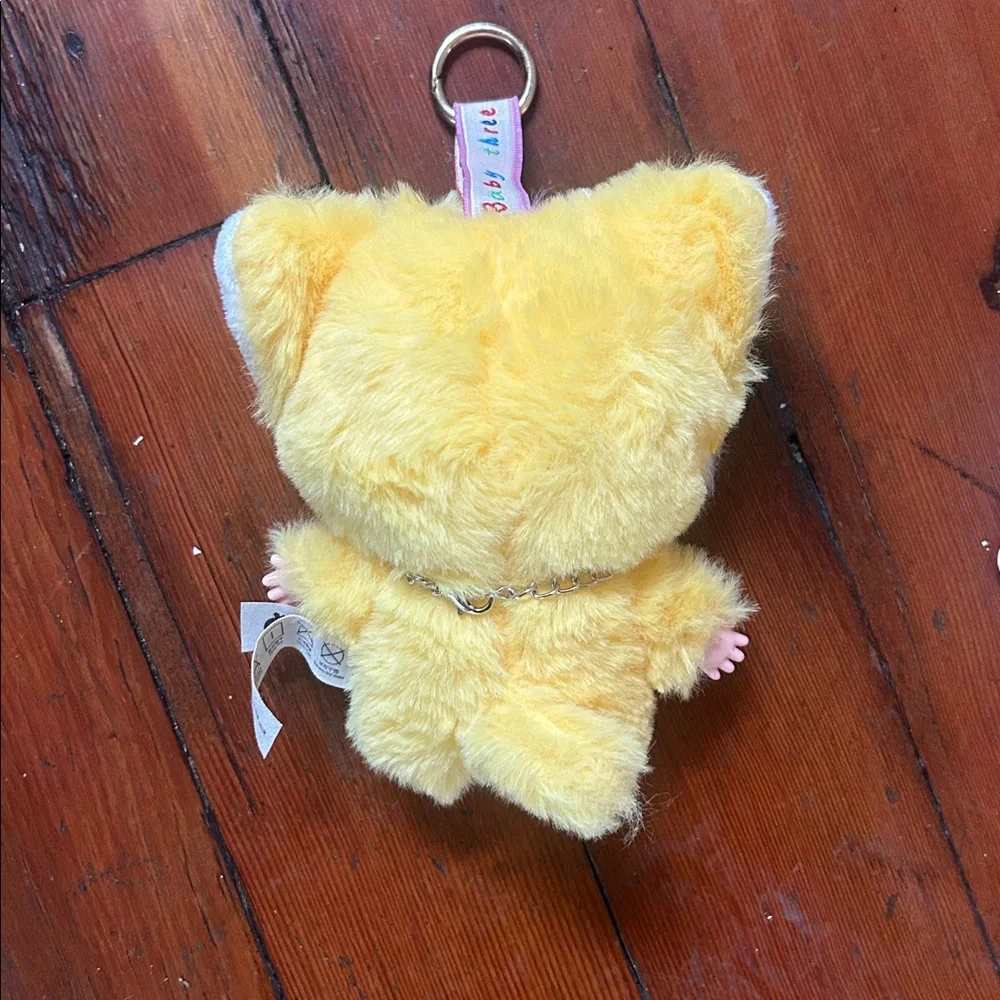 Baby Three BB3 Cats And Dogs Egg Yolk w/ Pacifier Plush